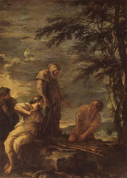 Salvator Rosa Democritus and Protagoras oil painting image
